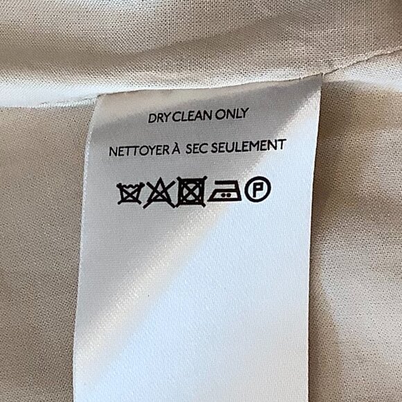 Free People oversized Olivia jacket blazer double-breasted cream large *no belt* - Picture 11 of 11